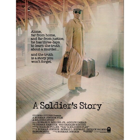 1984 A Soldiers Story Movie by Columbia Pictures Vintage Print Ad (L8) - Picture 1 of 3